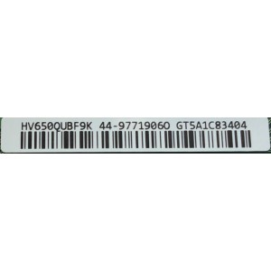 T-CON PARA TV SONY / NUMERO DE PARTE 44-9771906O / 47_6021573 / HV650QUB_F9K_V01 / PANEL YSCM065CC011 / DISPLAY HV650QUB-F9K / MODELO KD-65X80K